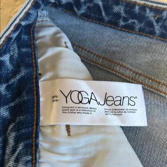 High Rise Distressed Blue Jeans - Picture 2 of 4